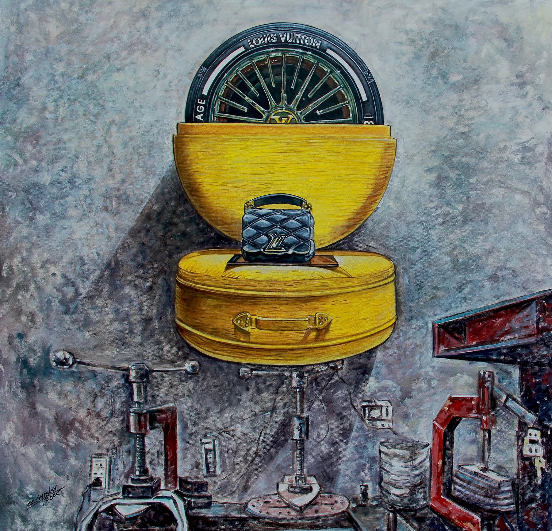 Artwork titled El Altar, Luxury in Decay Series