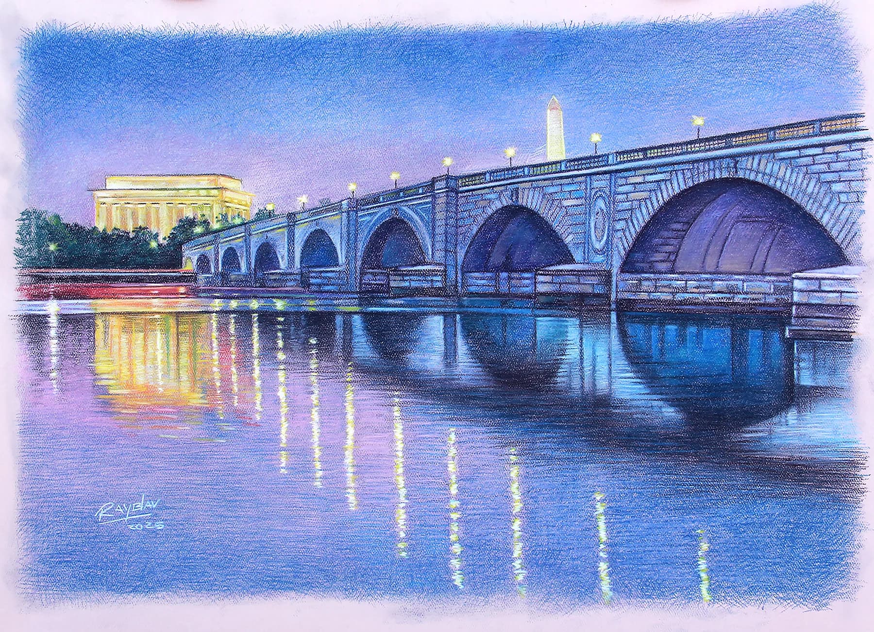 Artwork titled Arlington Memorial Bridge