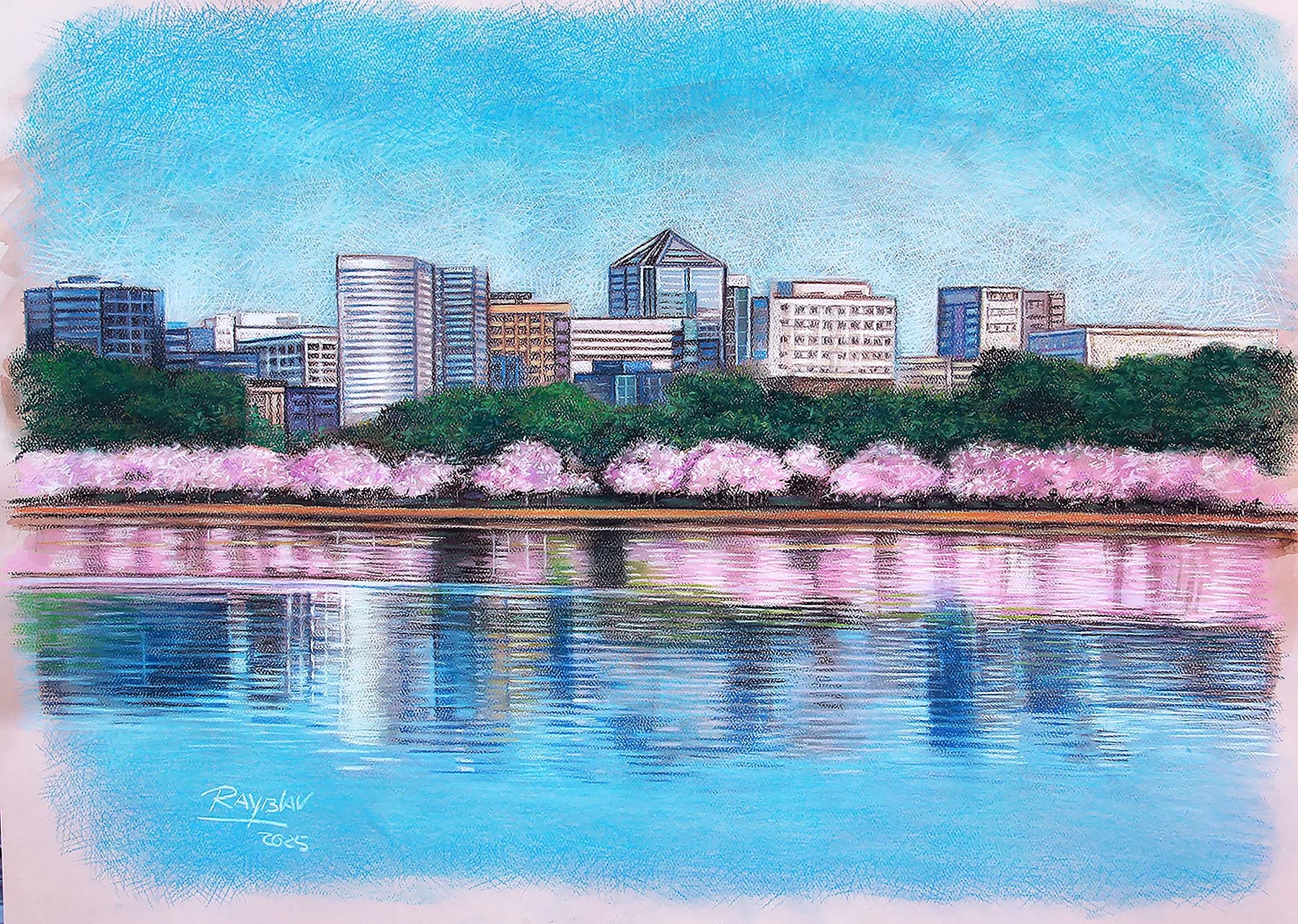 Artwork titled Arlington Skyline