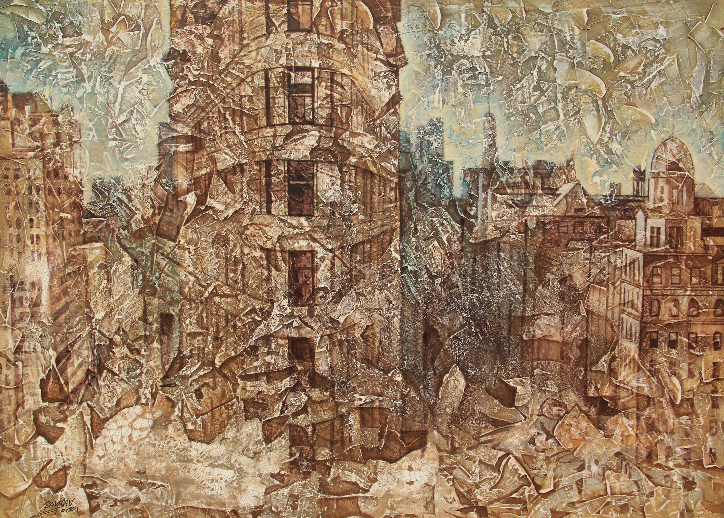 Artwork titled Urban Scene No. 1